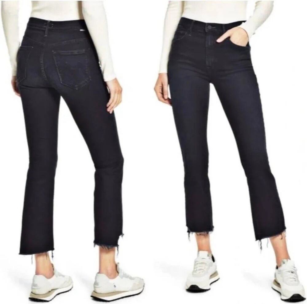Mother The Hustler Ankle Fray Jeans in Night In Paris Size 30